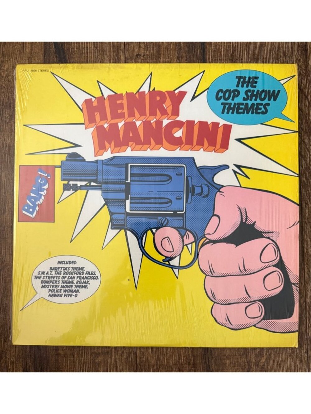 Vintage 1976 Henry Mancini The Cop Show Themes APL1-1896 Vinyl LP RCA Victor